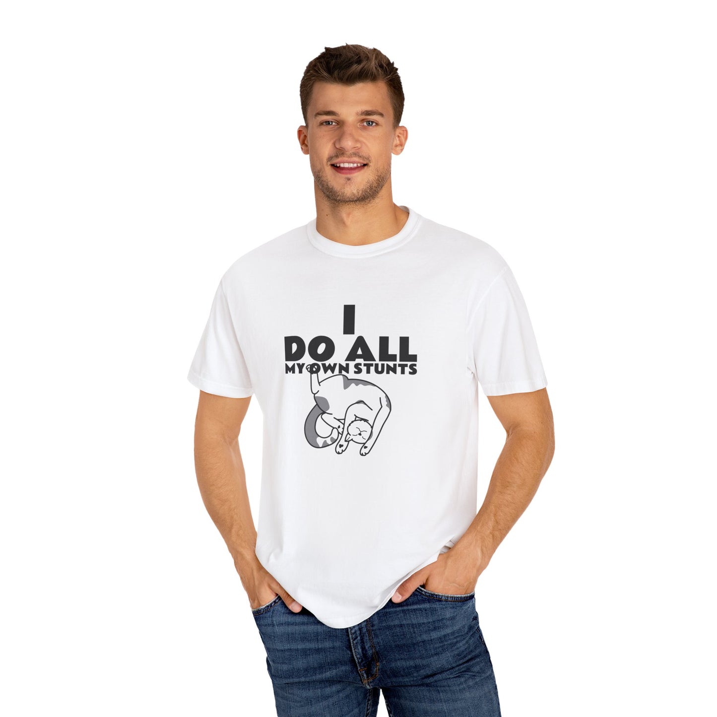 I Do All My Own Stunts T-Shirt - Chill Core Clothing