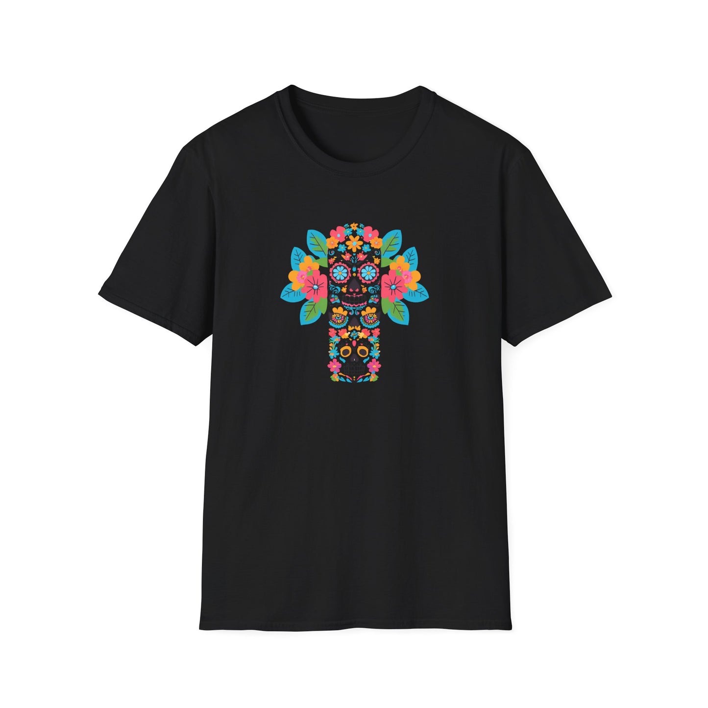 Flower Sugar Skull T-Shirt