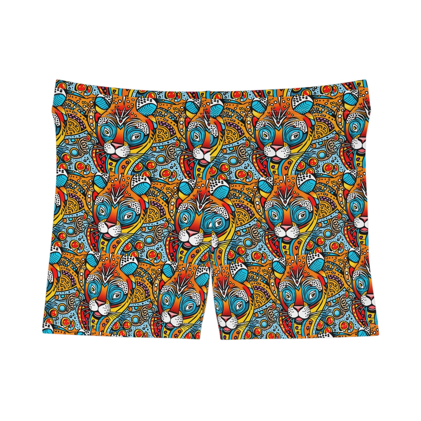 Cartoon Leopard Woman's Shorts