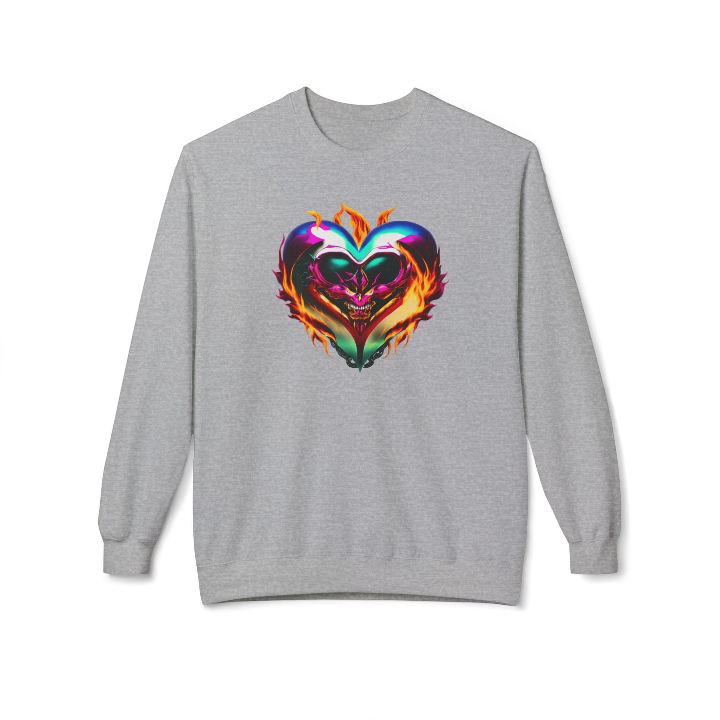 Flaming Heart Sweatshirt