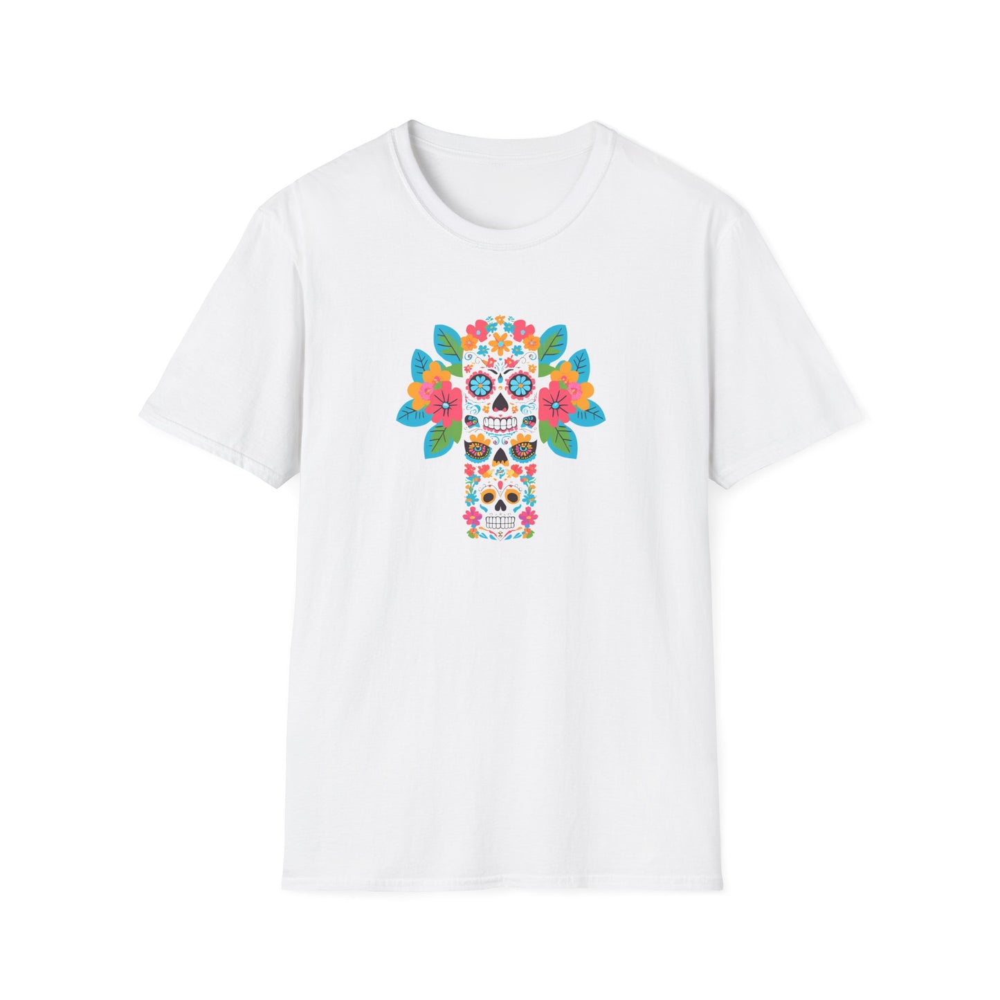 Flower Sugar Skull T-Shirt