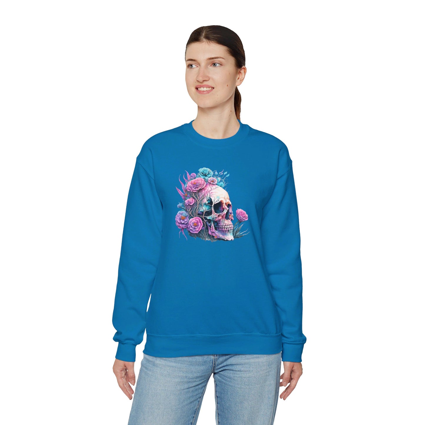 Flower Skull Sweatshirt