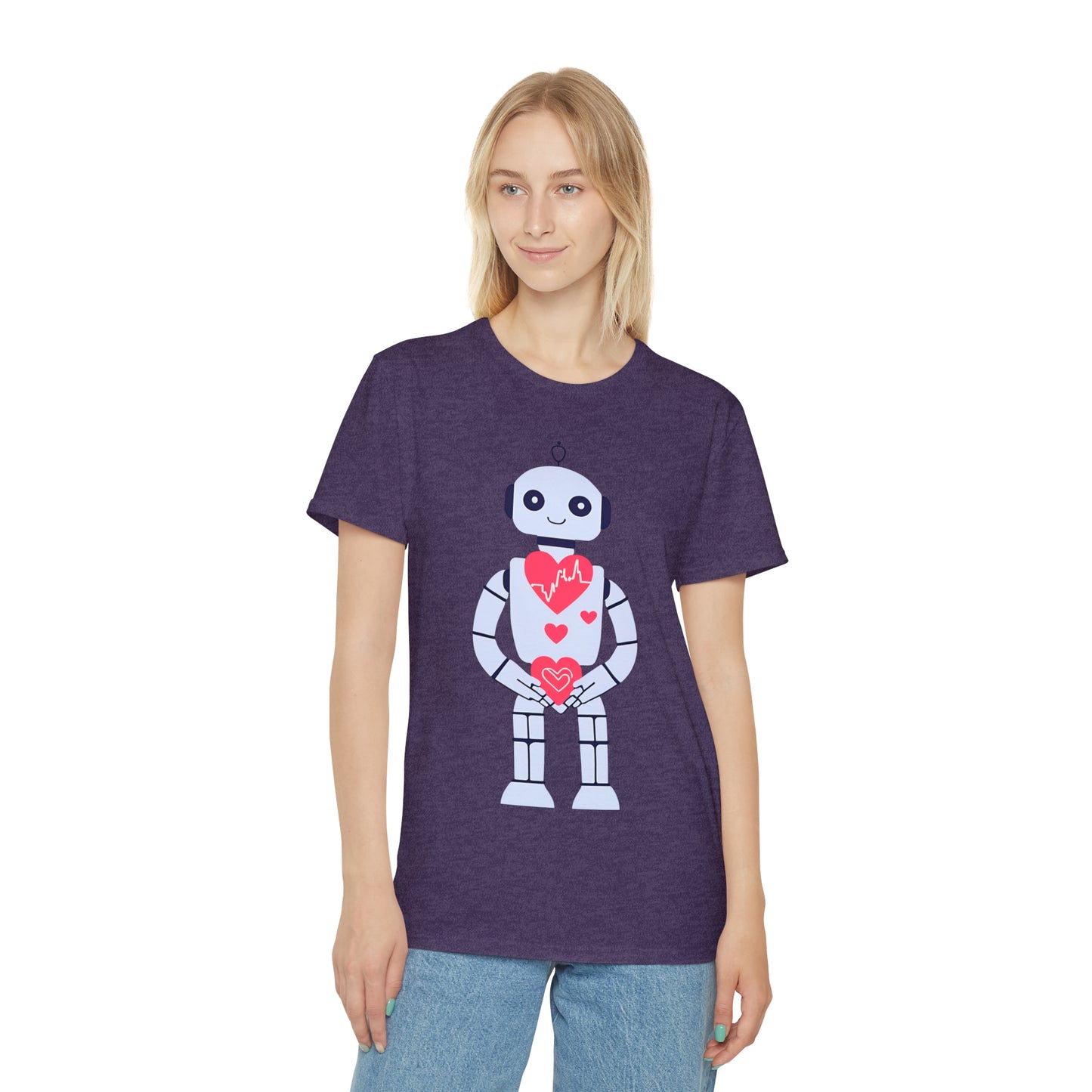 Heartbeats in Binary T-Shirt