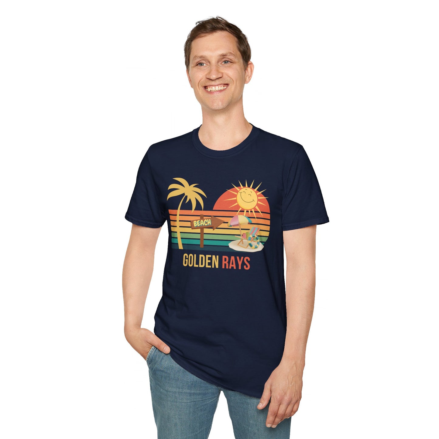 Golden Rays T-Shirt - Chill Core Clothing