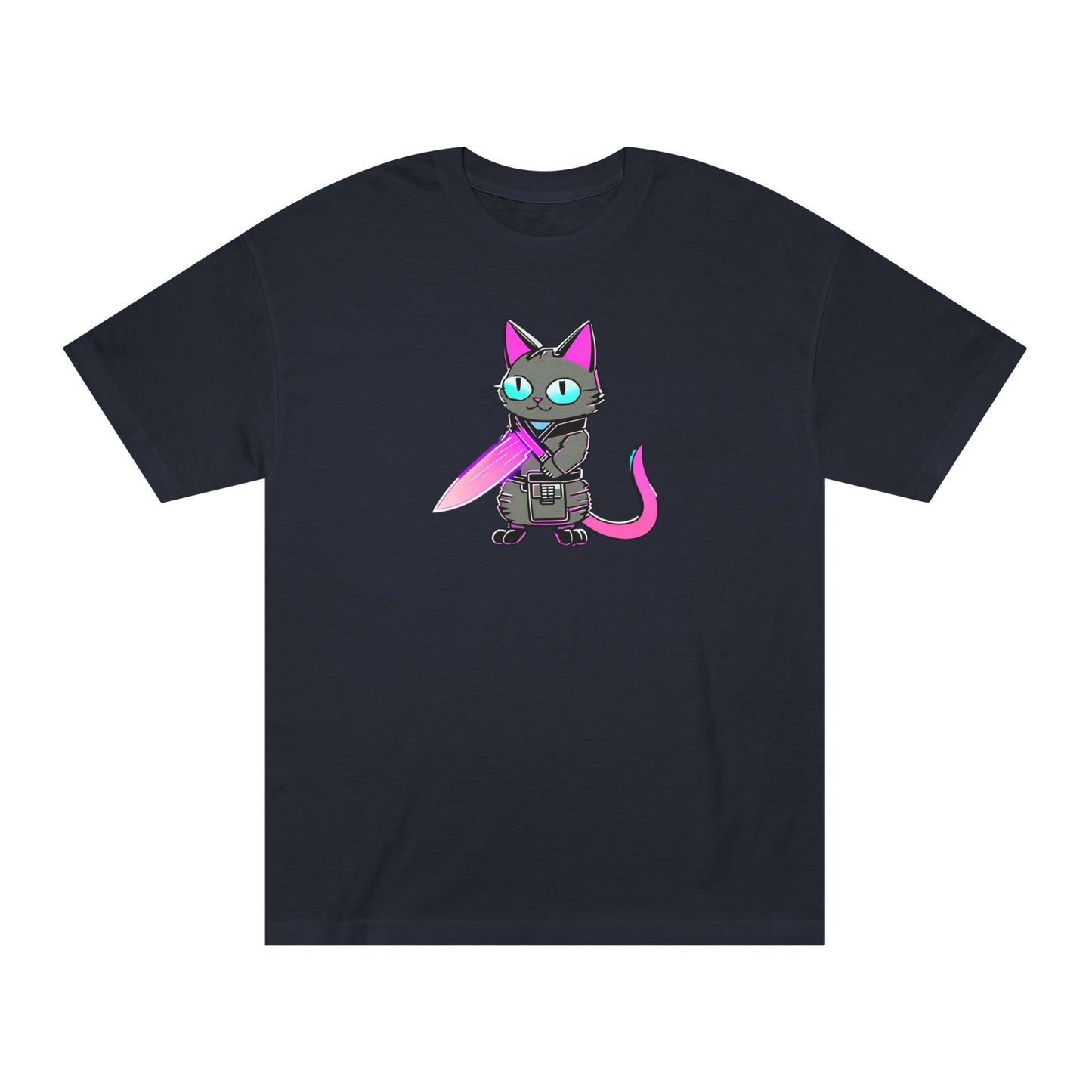 Cyber Feline Warrior T-Shirt