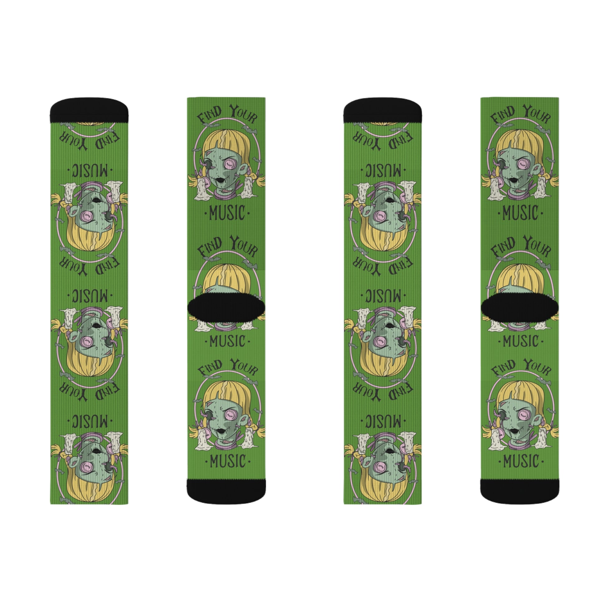 Zombie Girl Socks - Chill Core Clothing