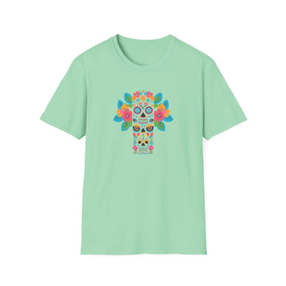 Flower Sugar Skull T-Shirt