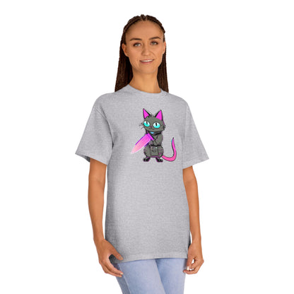 Cyber Feline Warrior T-Shirt