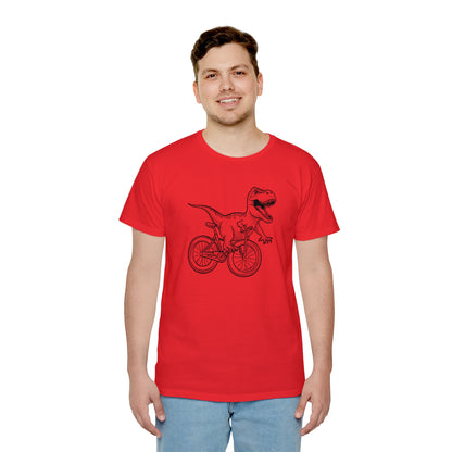 Dinosaur Riding Bike T-Shirt