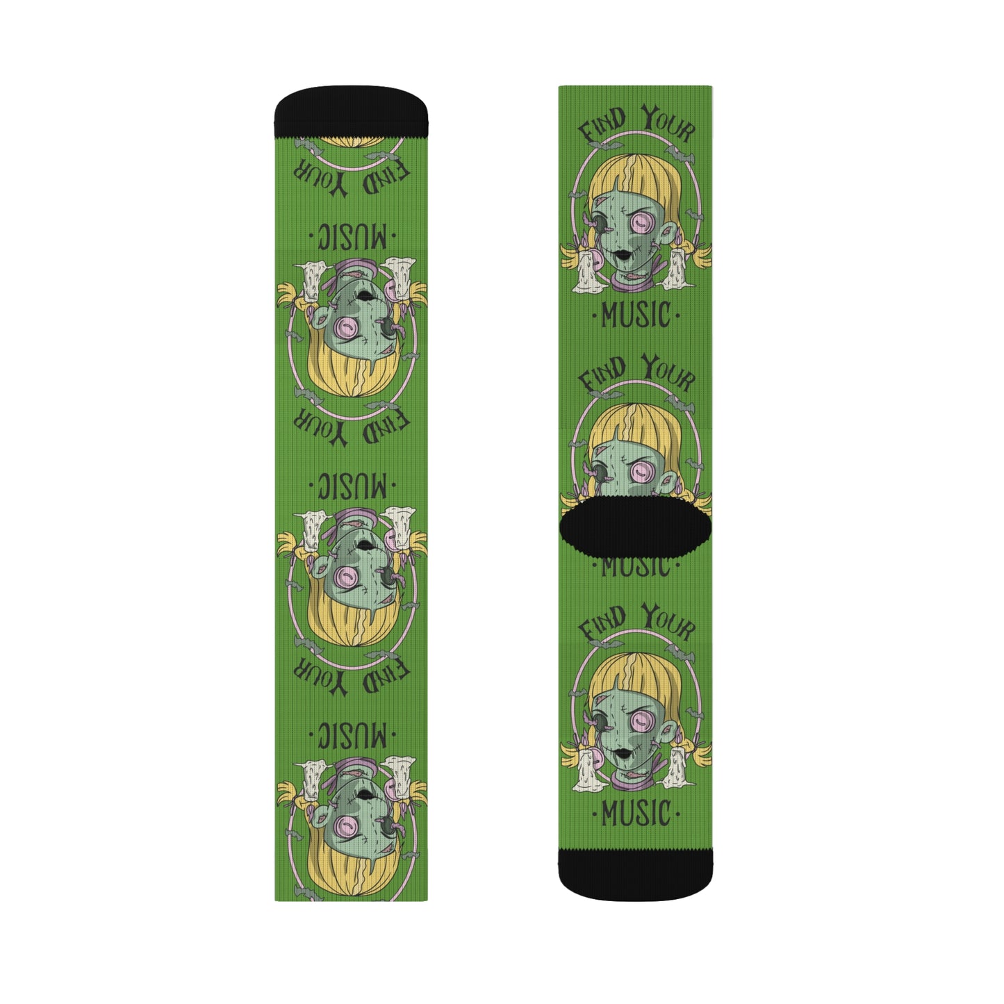 Zombie Girl Socks - Chill Core Clothing