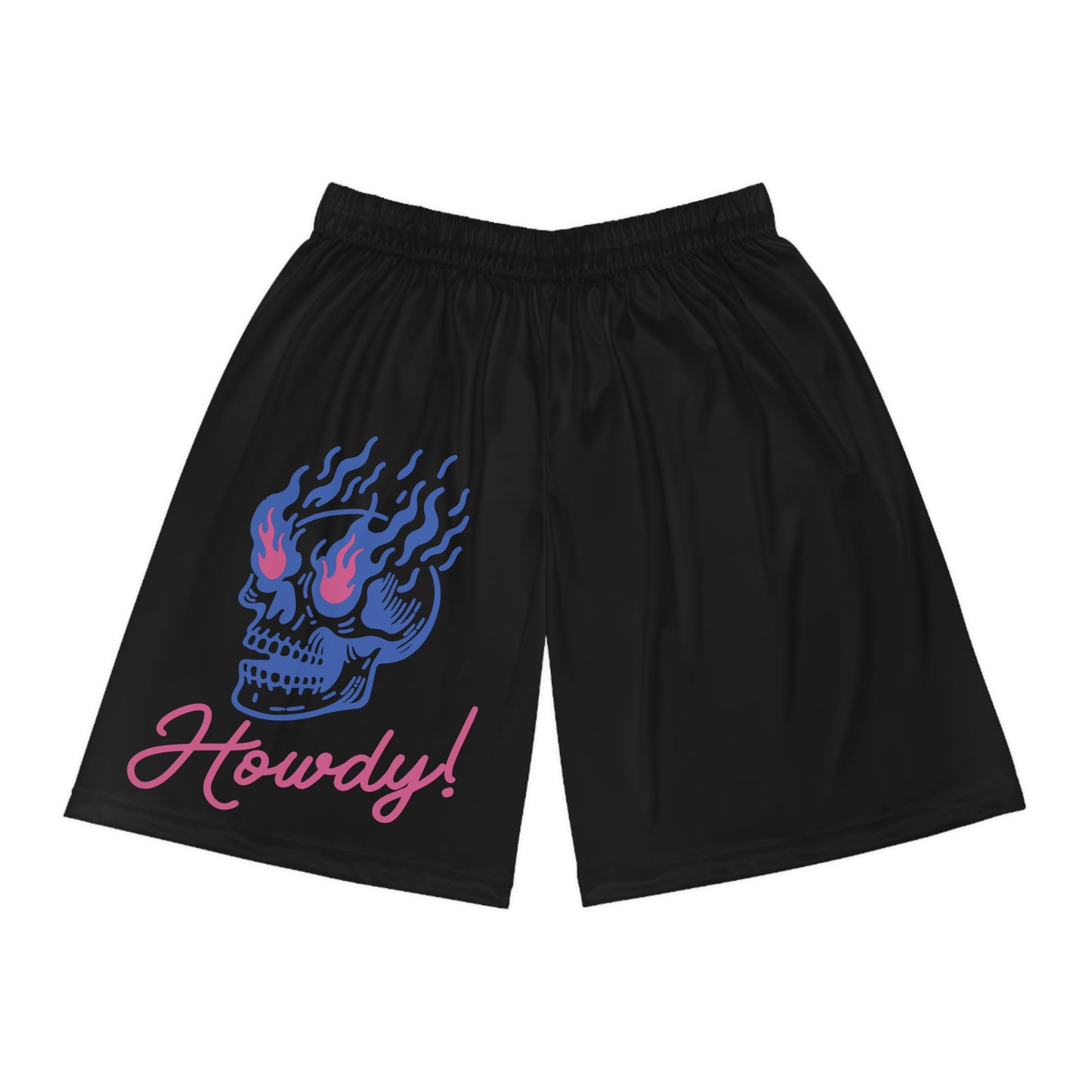 Howdy Skull Basketball Shorts