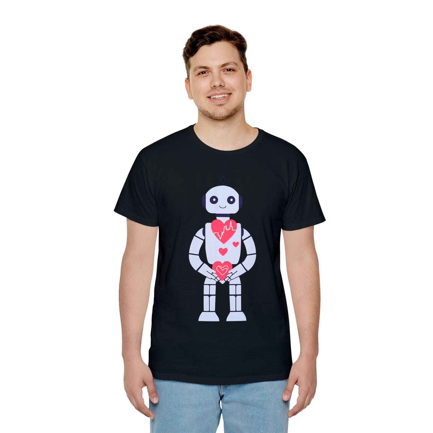 Heartbeats in Binary T-Shirt