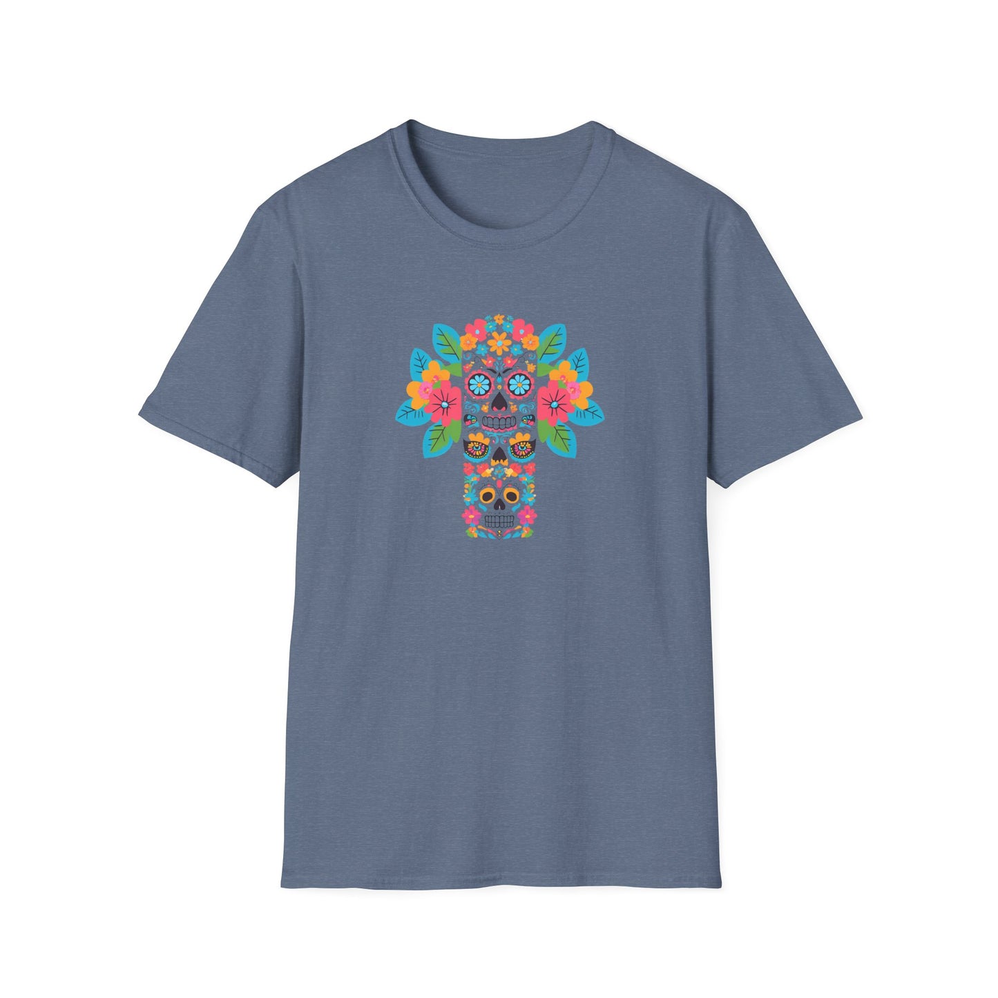 Flower Sugar Skull T-Shirt