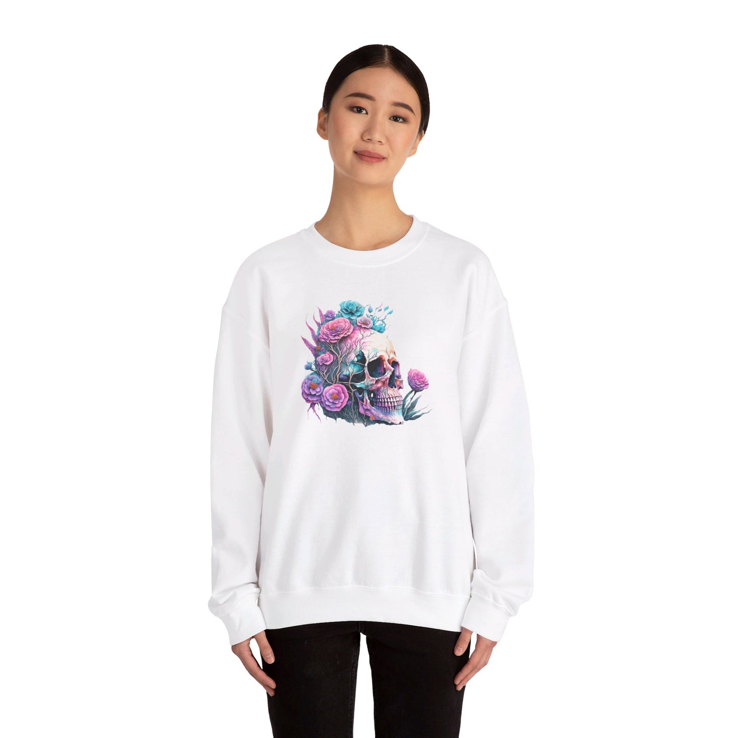 Flower Skull Sweatshirt