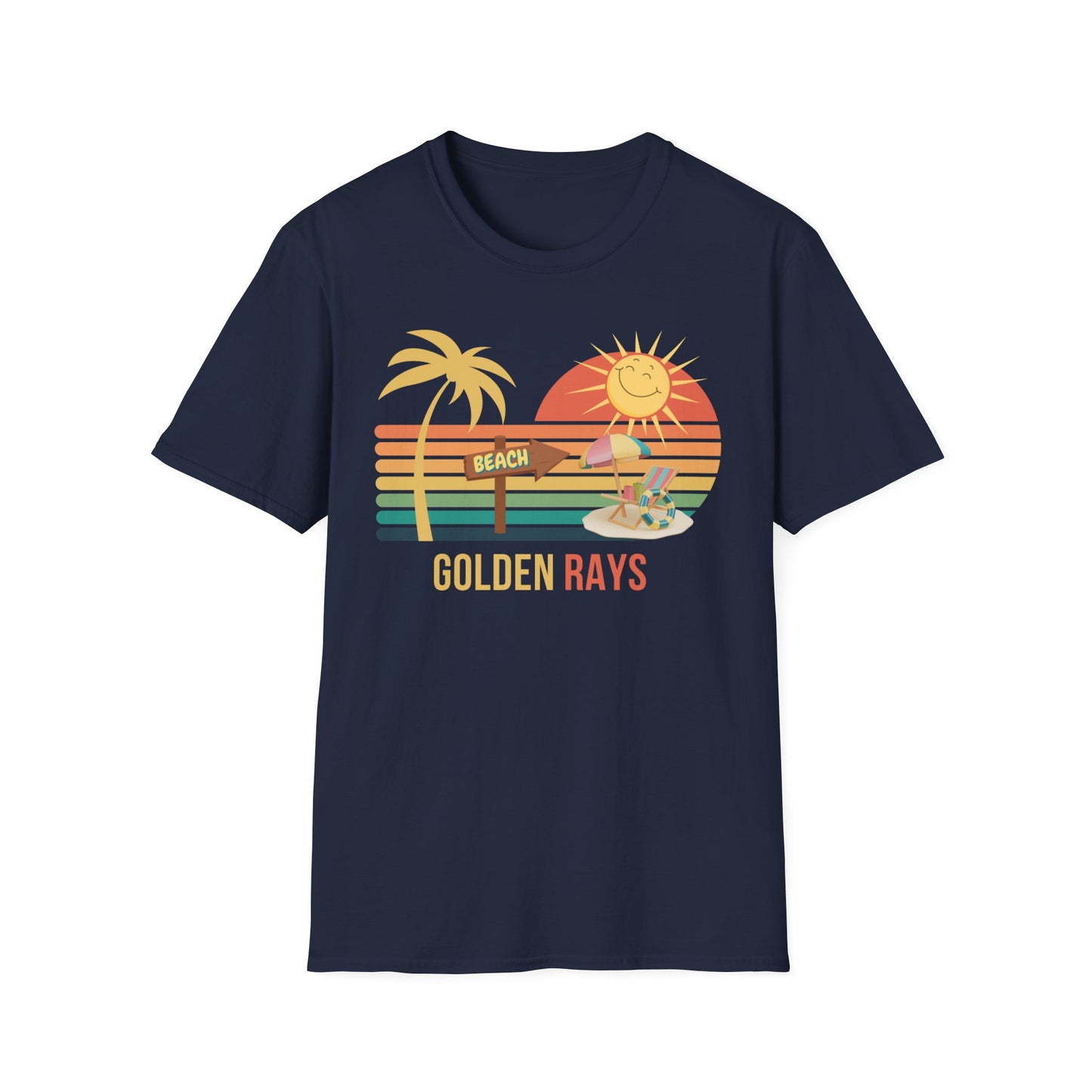 Golden Rays T-Shirt - Chill Core Clothing