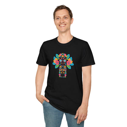 Flower Sugar Skull T-Shirt