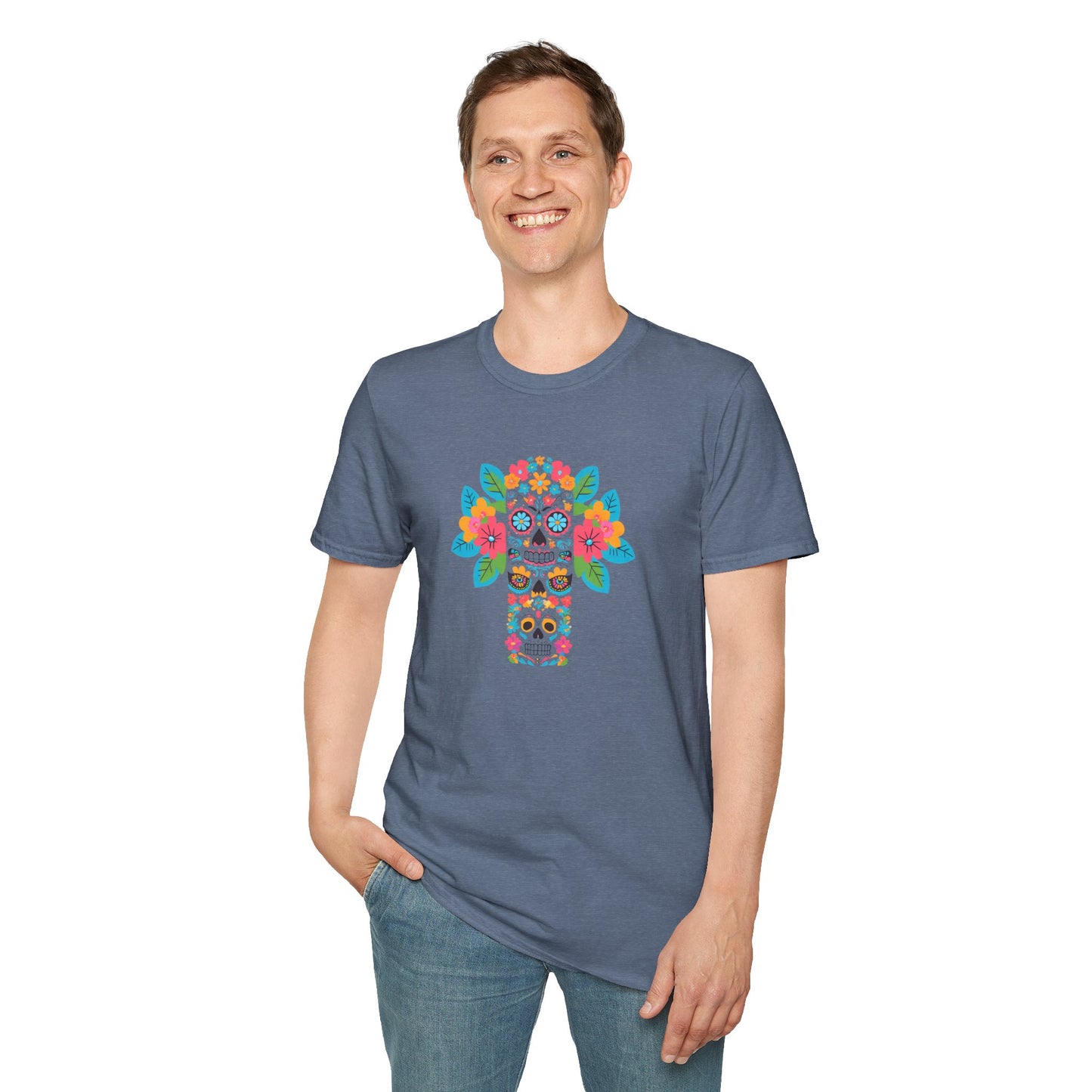 Flower Sugar Skull T-Shirt