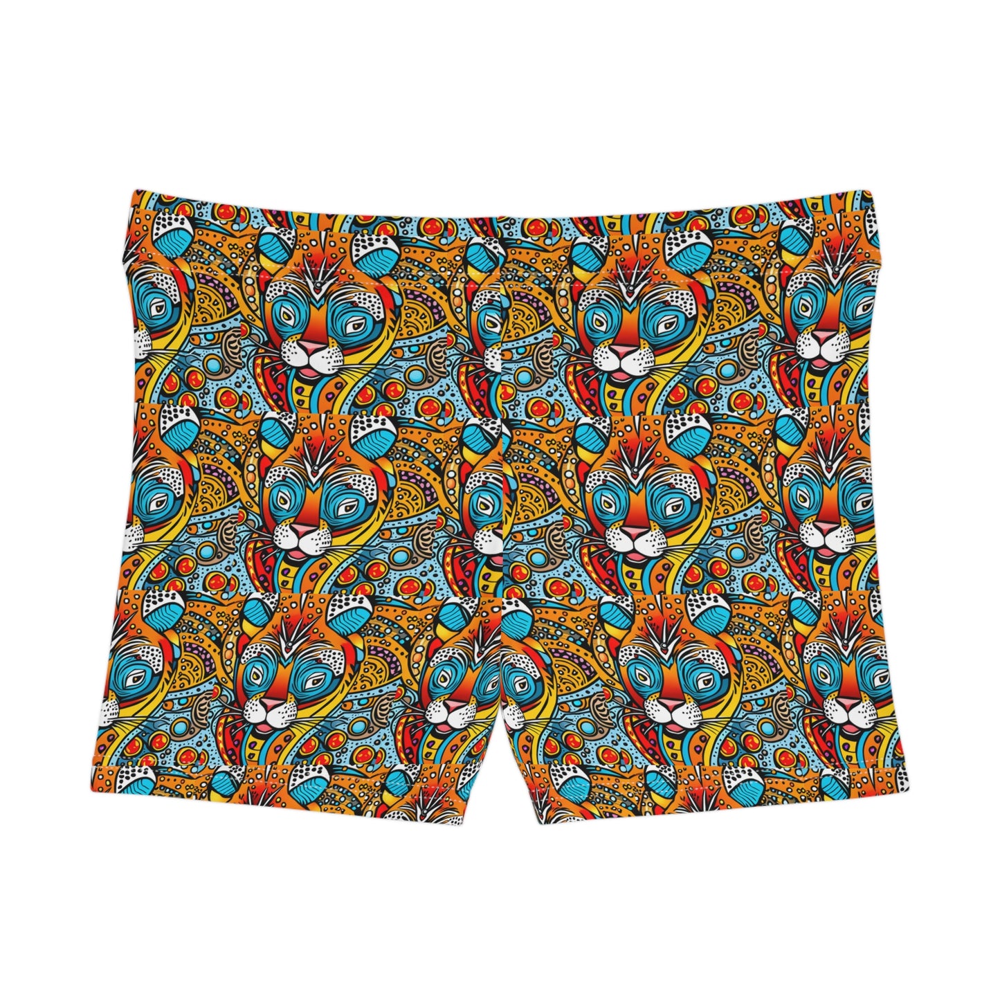 Cartoon Leopard Woman's Shorts