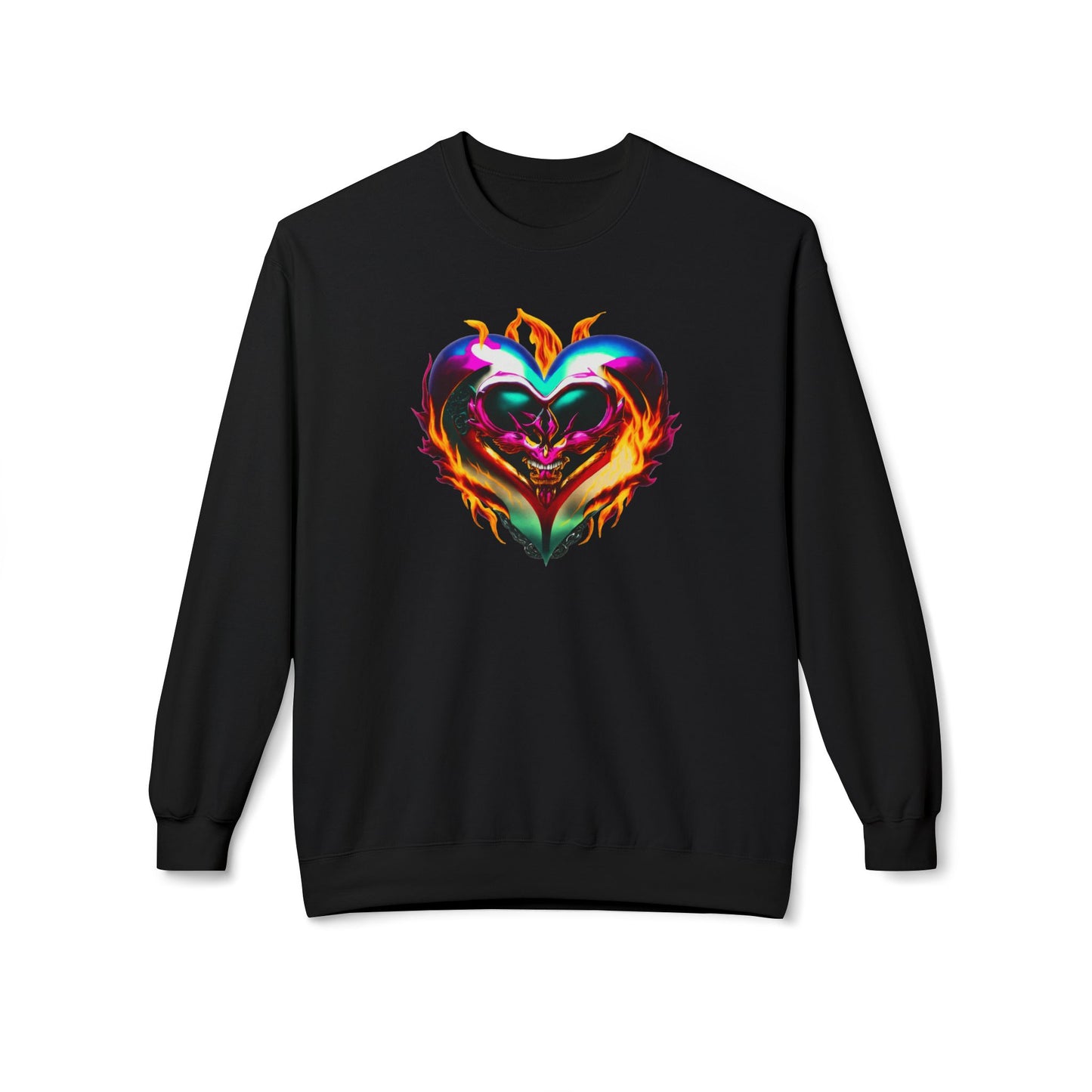 Flaming Heart Sweatshirt