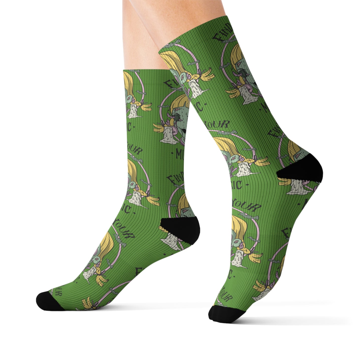 Zombie Girl Socks - Chill Core Clothing