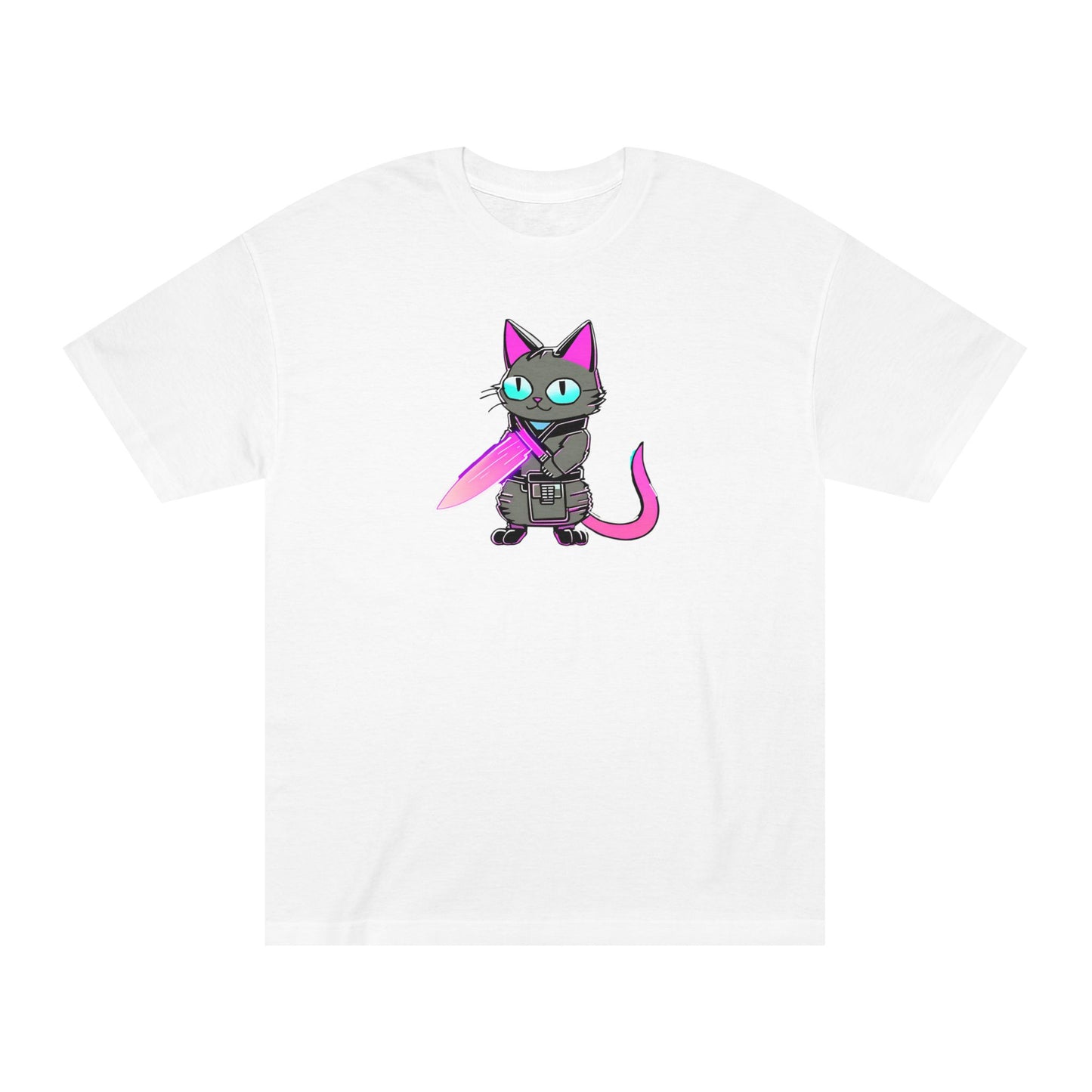 Cyber Feline Warrior T-Shirt