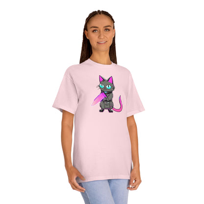 Cyber Feline Warrior T-Shirt