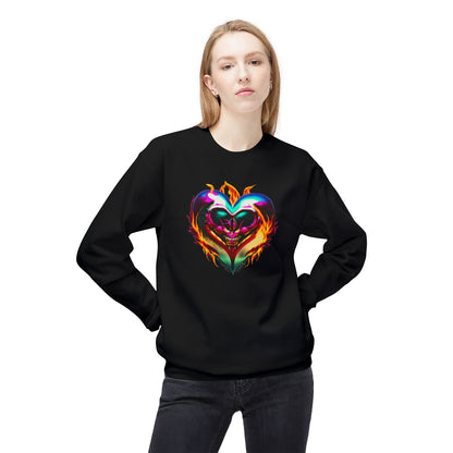 Flaming Heart Sweatshirt