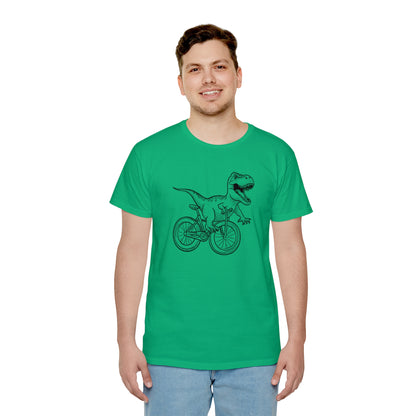 Dinosaur Riding Bike T-Shirt