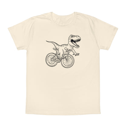 Dinosaur Riding Bike T-Shirt