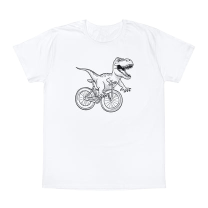 Dinosaur Riding Bike T-Shirt