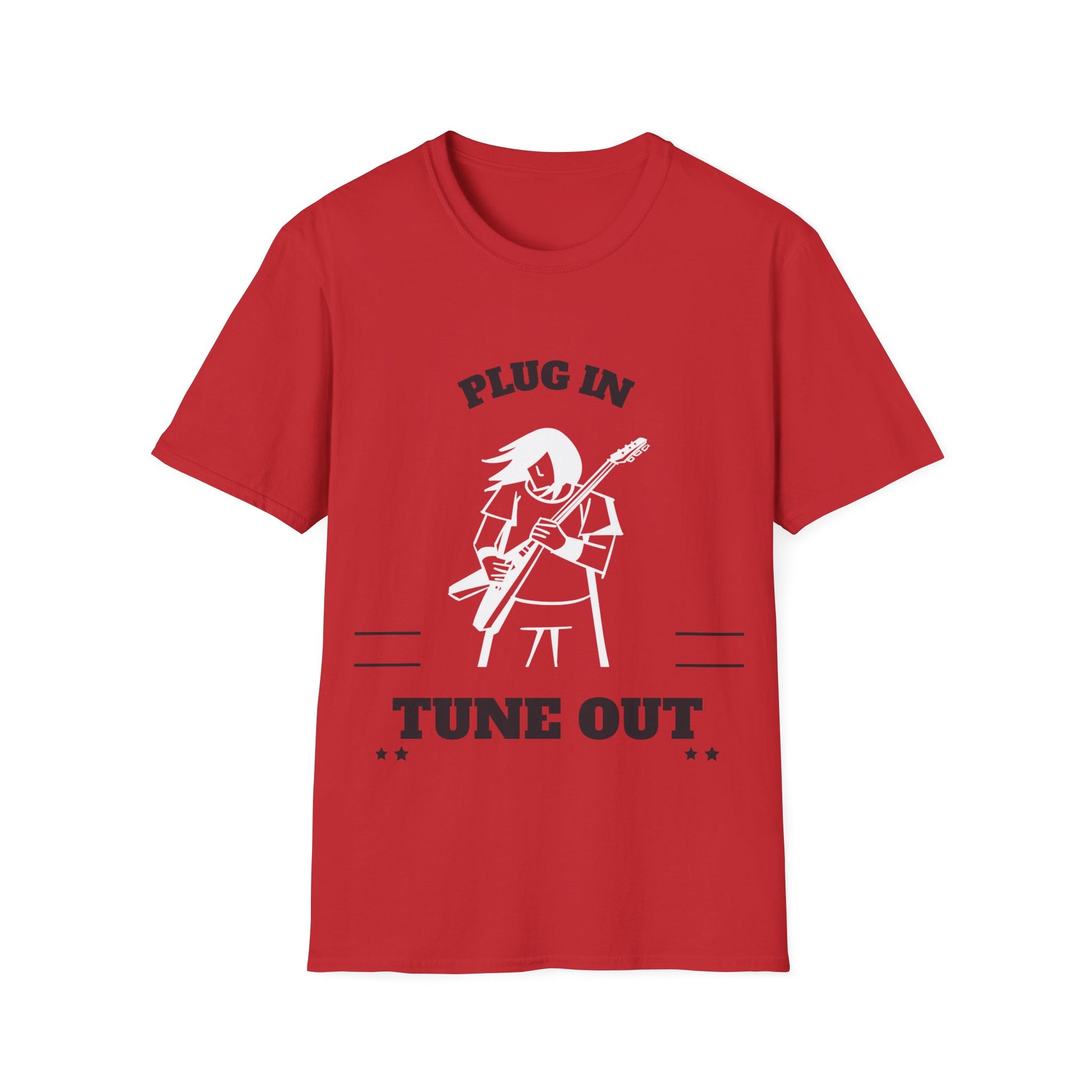 Plug In Tune Out T-Shirt - Chill Core Clothing