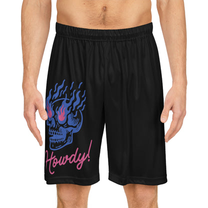 Howdy Skull Basketball Shorts