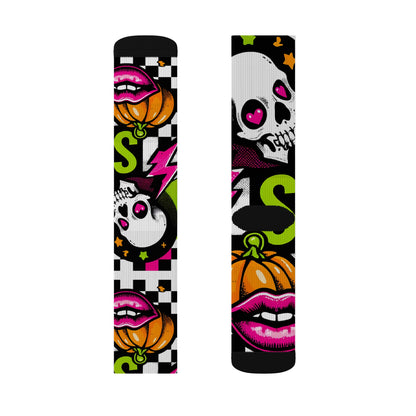 Retro Skull Socks - Chill Core Clothing