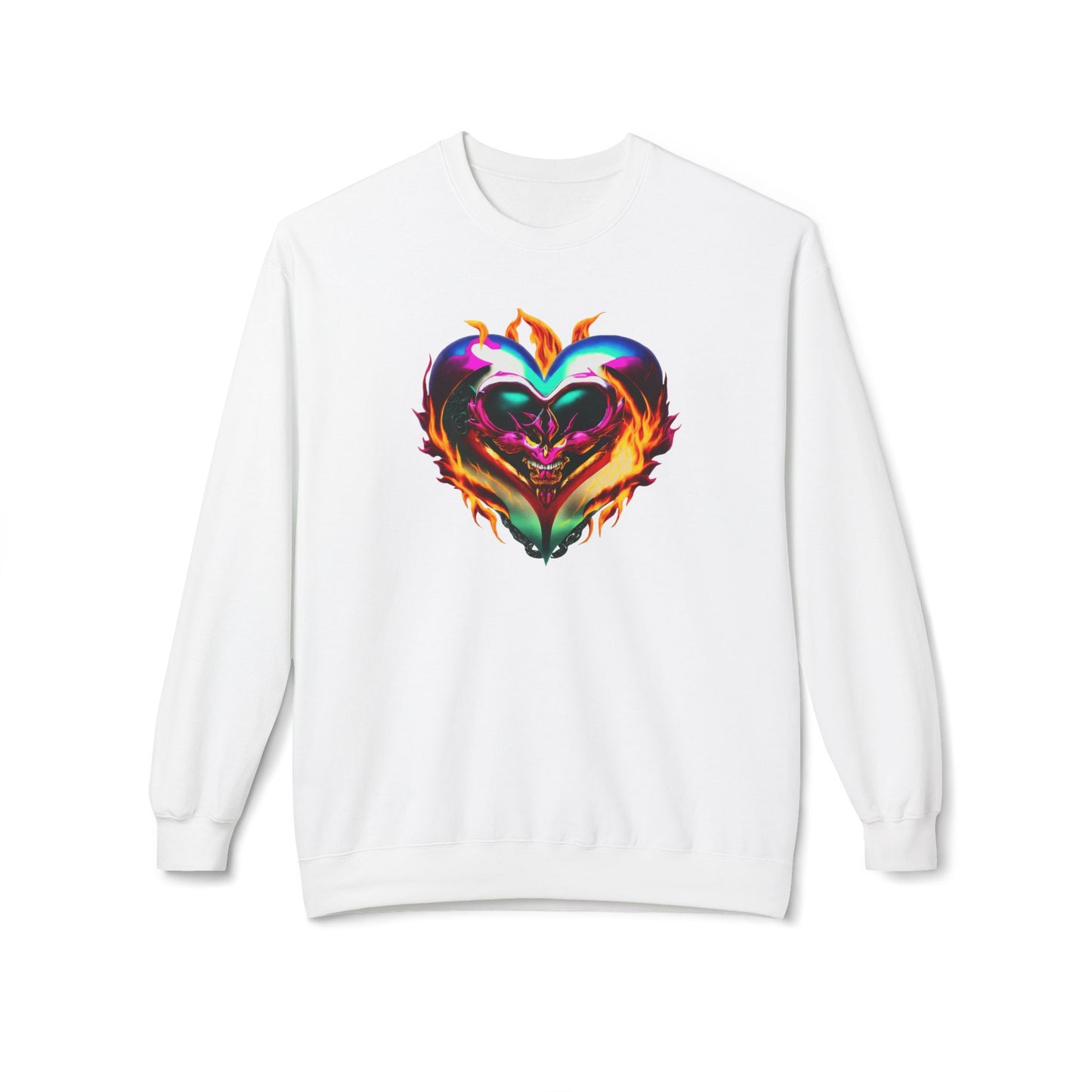 Flaming Heart Sweatshirt