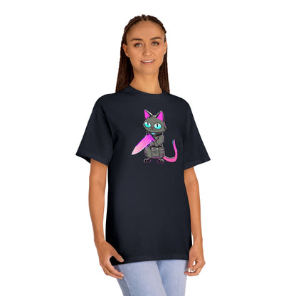 Cyber Feline Warrior T-Shirt