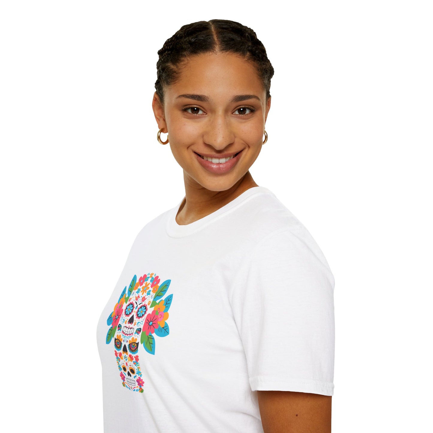 Flower Sugar Skull T-Shirt