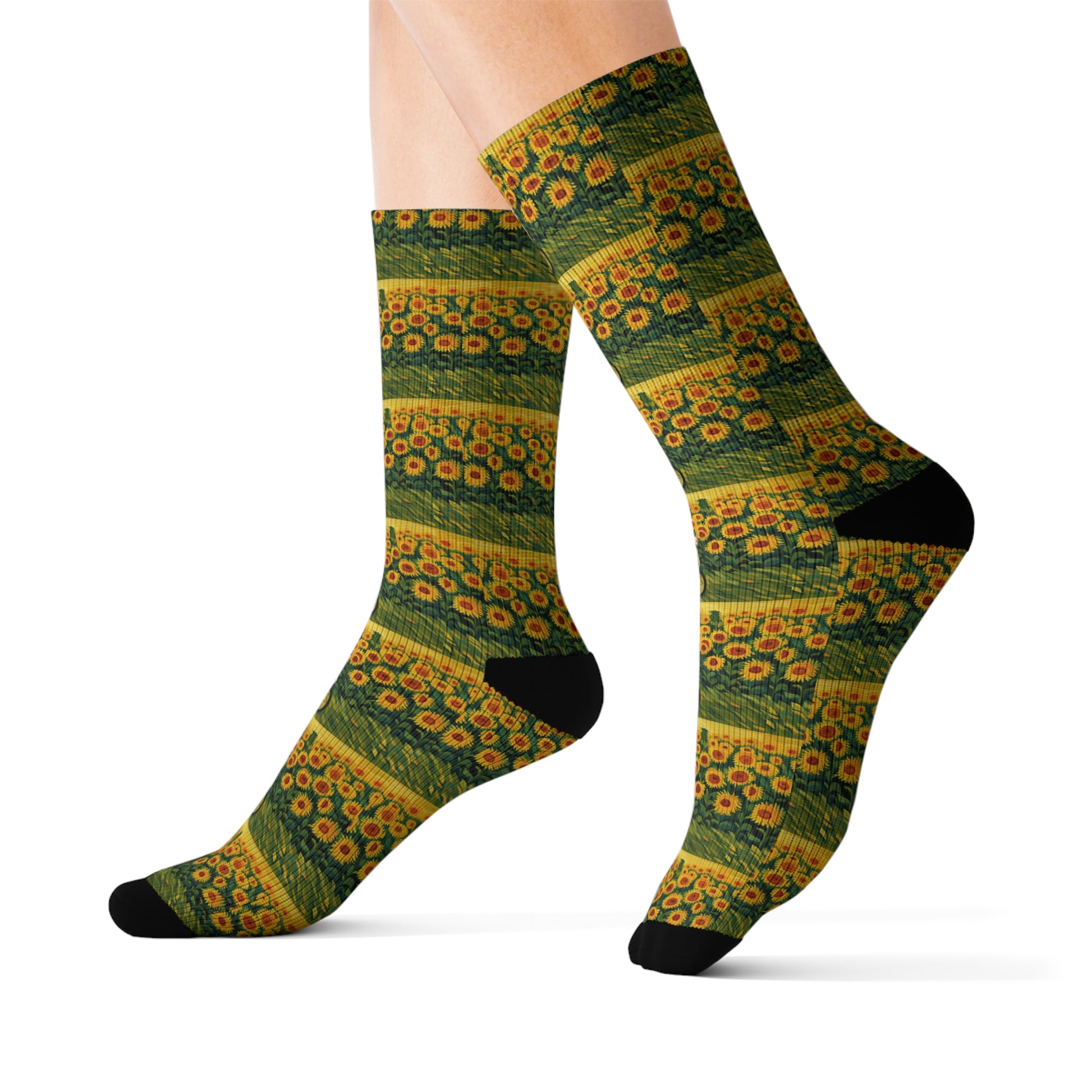 Sunflower Field Socks - Chill Core Clothing