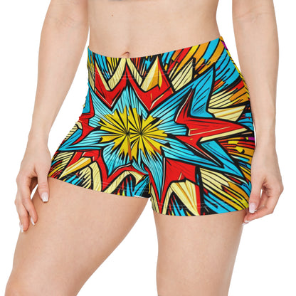 Comic Book Woman's Shorts