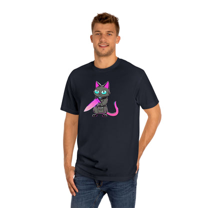 Cyber Feline Warrior T-Shirt