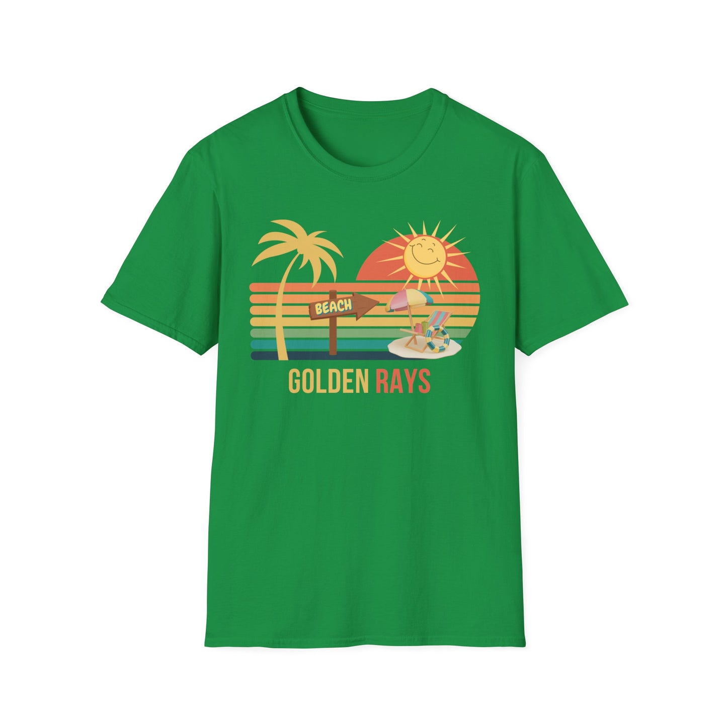 Golden Rays T-Shirt - Chill Core Clothing