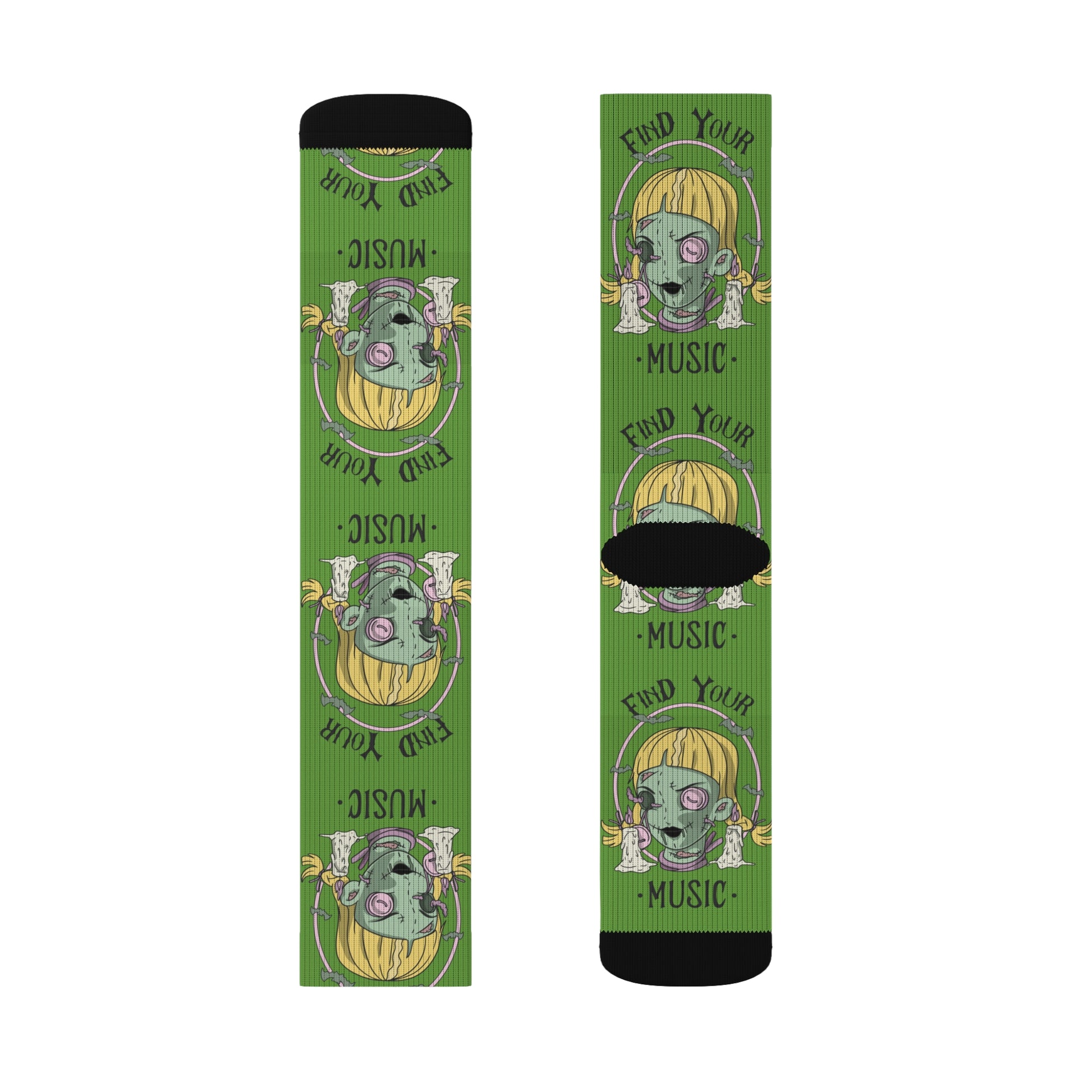 Zombie Girl Socks - Chill Core Clothing