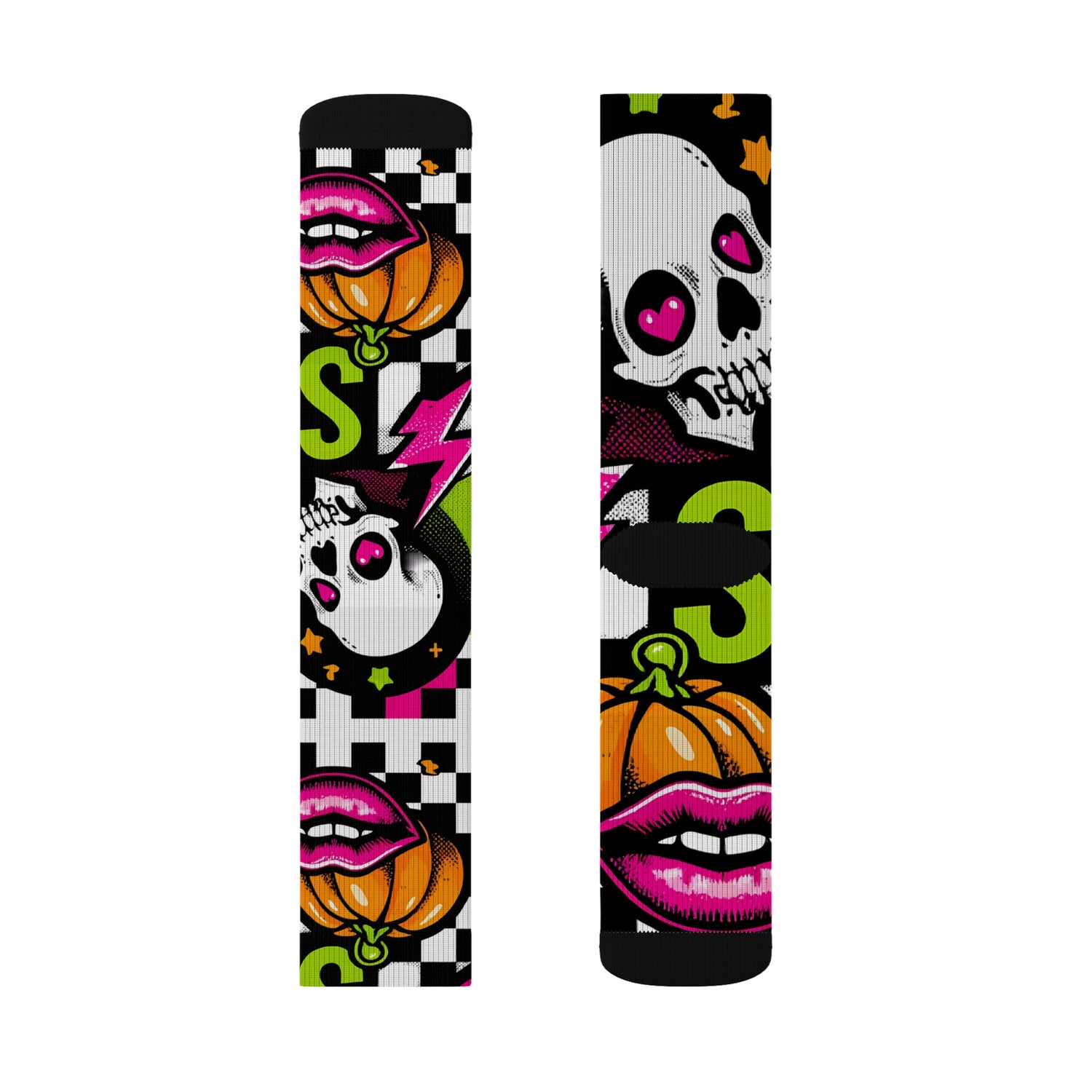 Retro Skull Socks - Chill Core Clothing